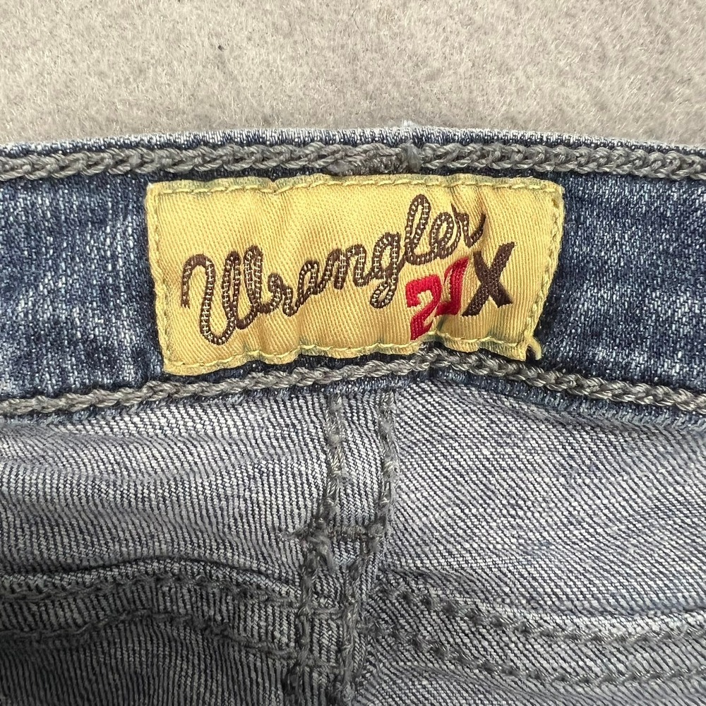 Wrangler 20X Mens Relaxed Fit Straight Leg Blue Denim Jeans 34x30 Fits 32x29 - Picture 4 of 10